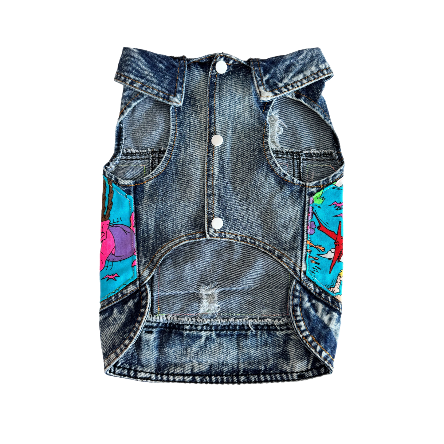 Back In Time Doggy Denim Vest