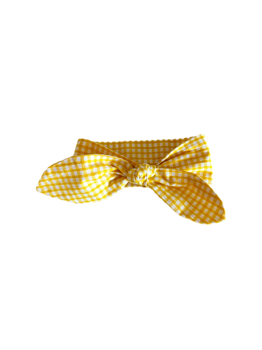 Yellow Gingham Neckerchief