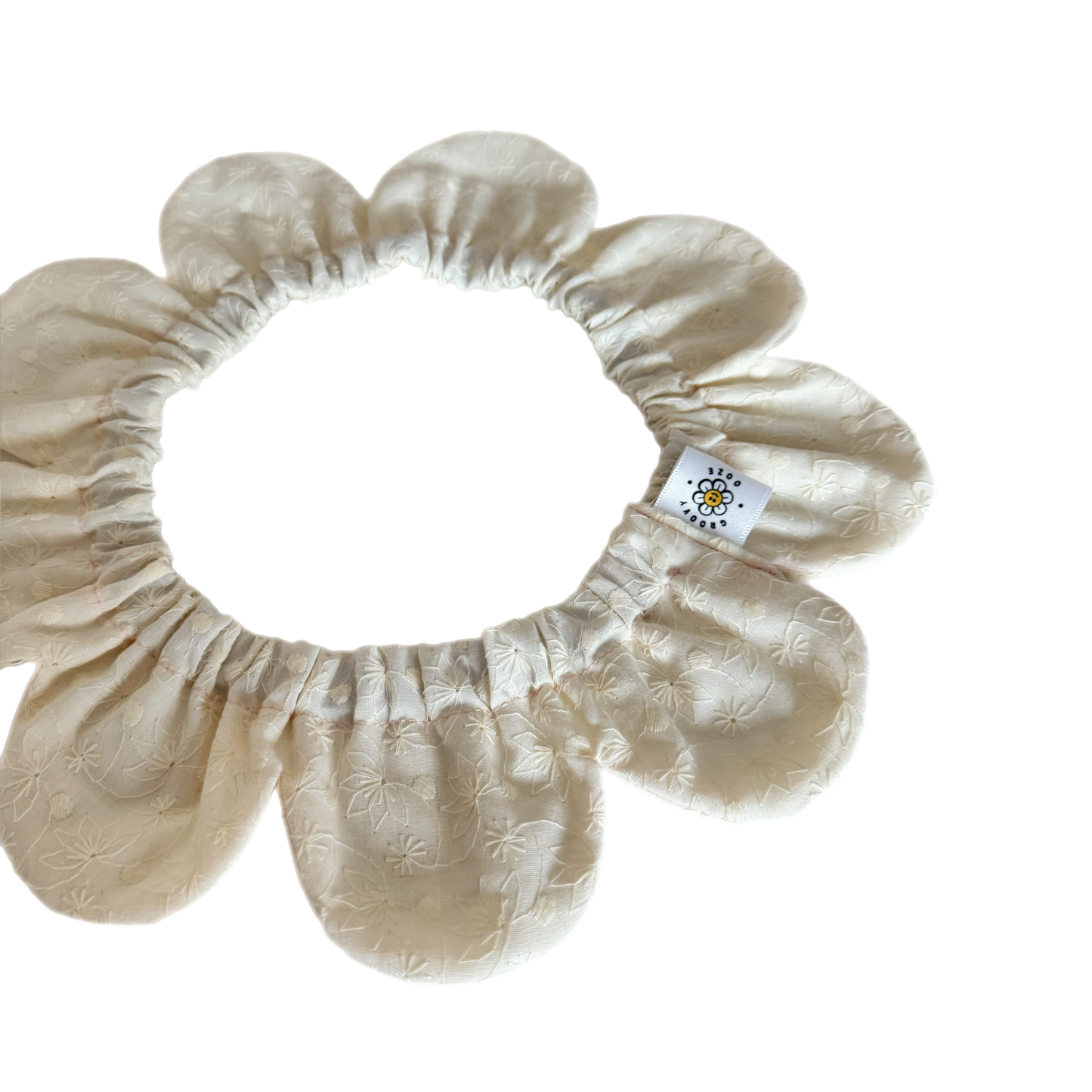 Cream Flower Power Bandana