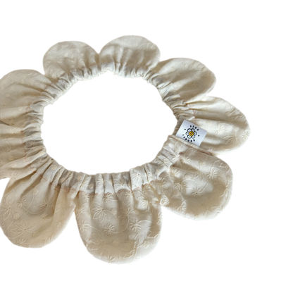 Cream Flower Power Bandana