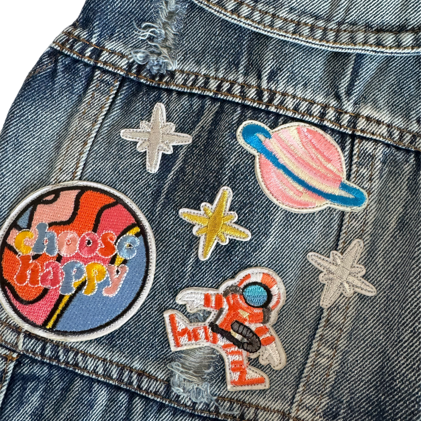 Outta Space Doggy Denim Vest