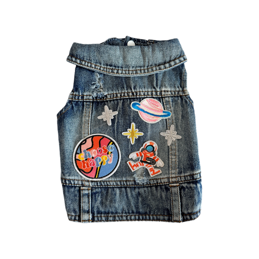 Outta Space Doggy Denim Vest